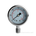 brass bottom connection glycerin filled pressure gauge